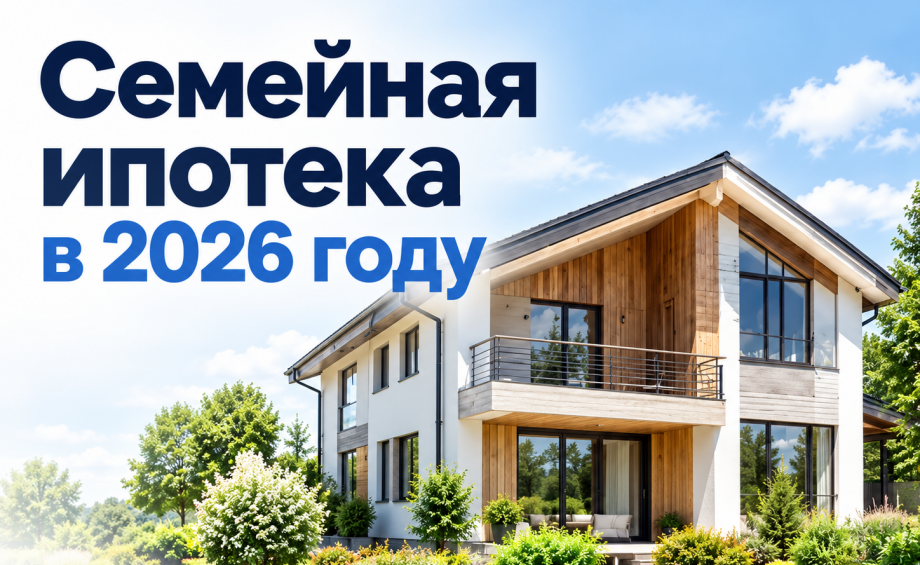 Семейная ипотека в 2026 году: изменения условий на строительство и покупку готового дома
